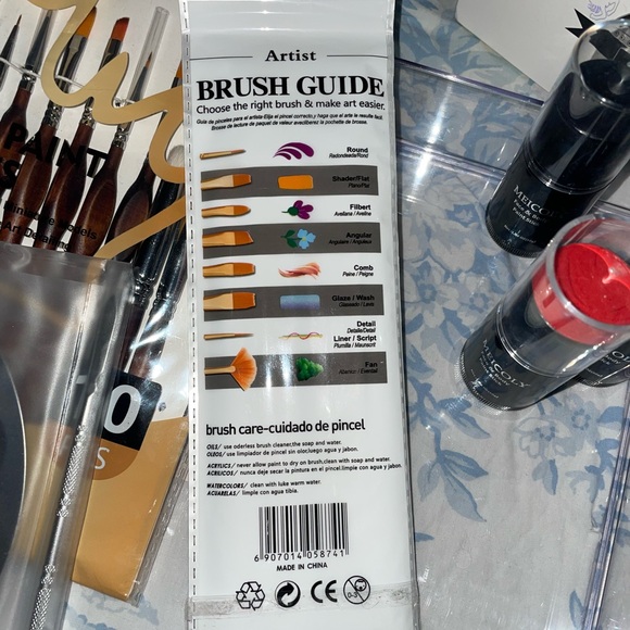 Bundle of Face Painting Sets and 2 sets of Brushes with 3 Paint Sticks - Picture 9 of 16
